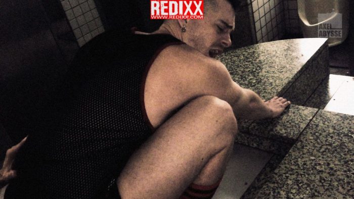 Fisting and Pissing Inside A Public Toilet With Axel Abysse