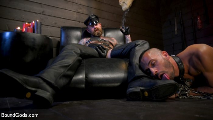Hairy Leather Daddy Jack Dixon Torments Chance Summerlin