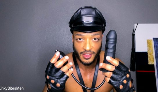 Dillon Diaz Masturbates With Inflatable Dildo & Leather Gloves