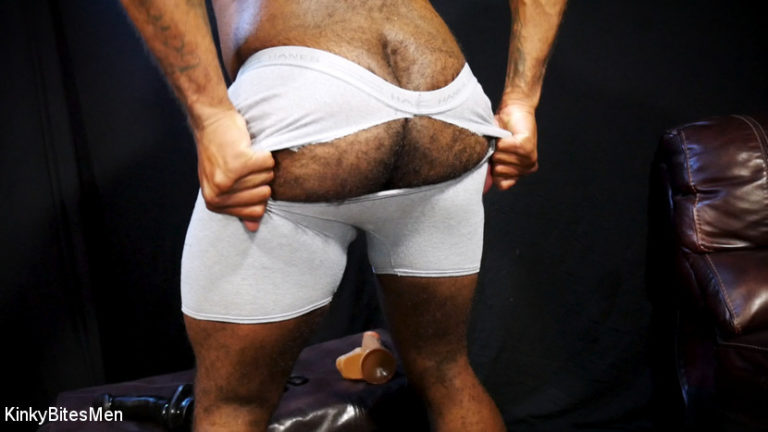 Hairy Micah Martinez Pleases Himself With Big Dildos