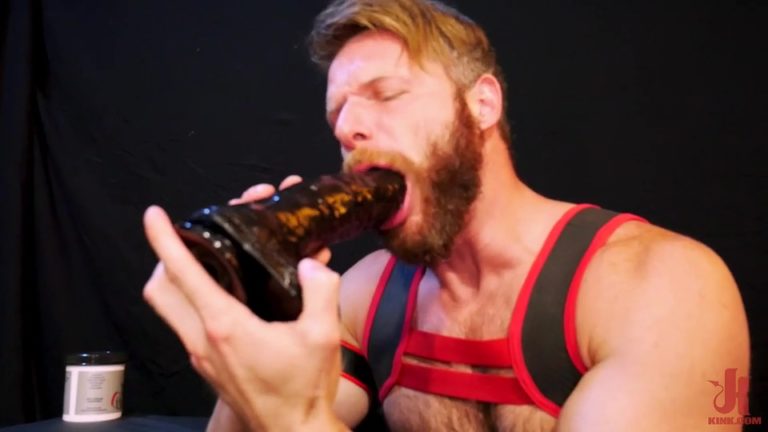 Brian Bonds Pleases Himself With Big Dildos