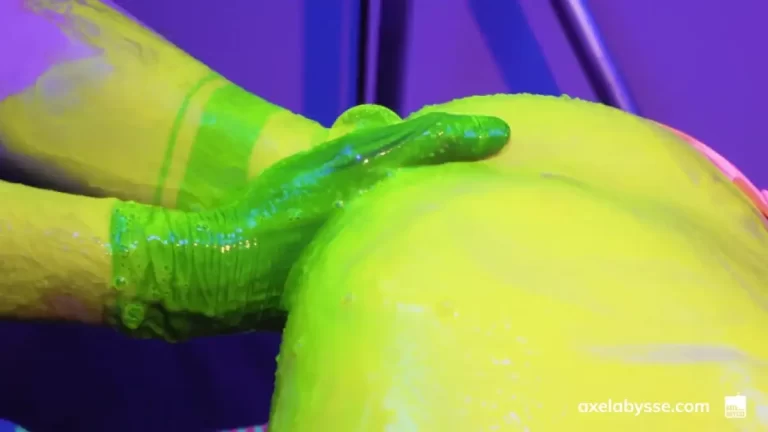 Lawrence Knight & Axel Abysse Fist Fuck With Neon Lube
