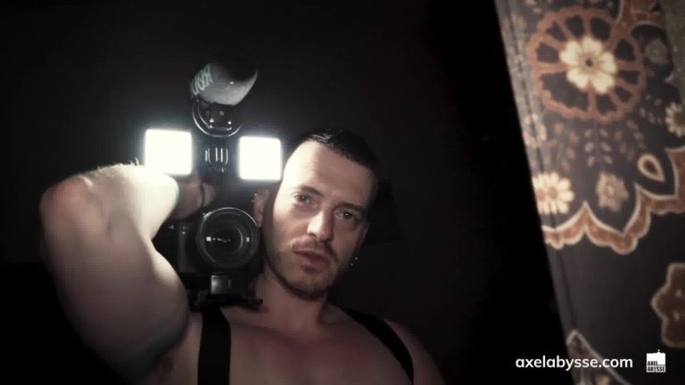 Axel Abysse Enjoys Double Fisting & Tries Gay Footing