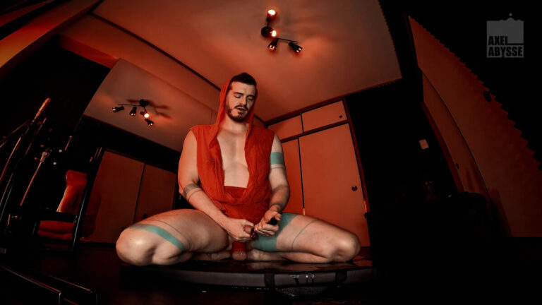 Axel Abysse enjoys cock sounding & huge dildo in the ass