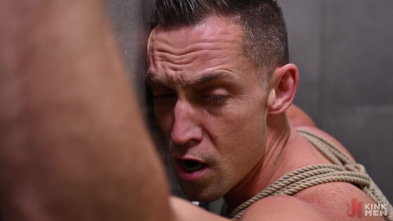 Greg Riley Fist Fucks Ethan Sinns During A BDSM Session