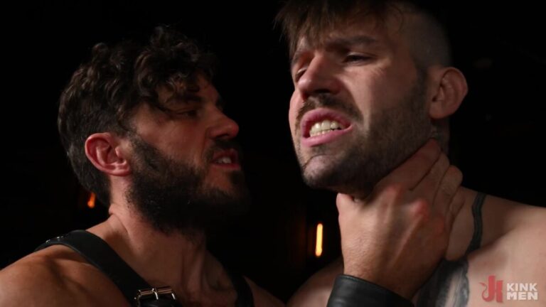 Leather Domination: Buck Richards Submits to Vander Pulaski
