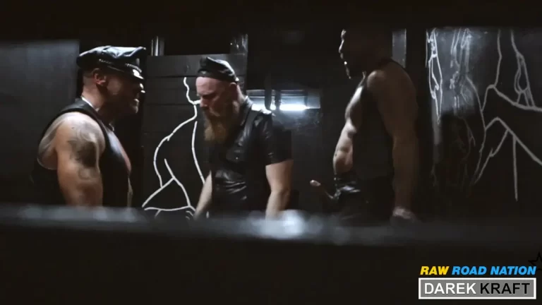 Three Leather Men In A Dungeon - This Is Leathergeddon 10