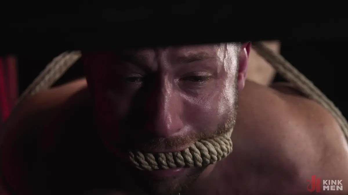 Leather BDSM Sesh With Christian Wilde & Miles Fallon 16