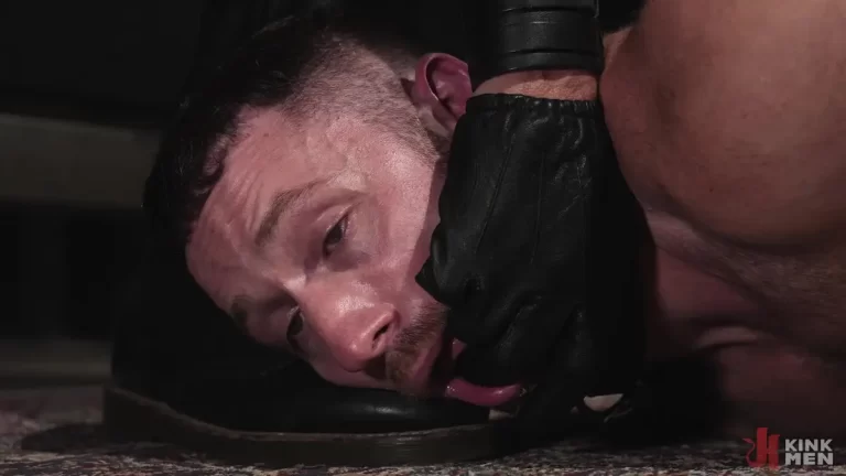 Leather BDSM Sesh With Christian Wilde & Miles Fallon 3