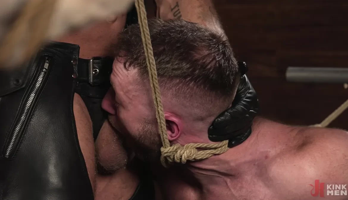 Leather Dom Brogan Dominates Miles Fallon 7