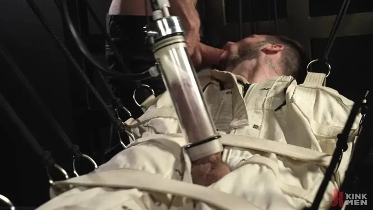 Buck Richards's Edging KinkMen Session With Van Darkholme 7