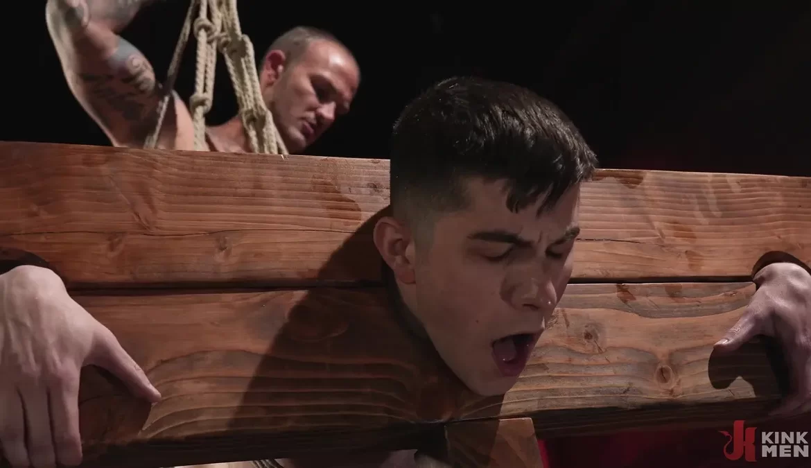 Leather Dom Christian Wilde Plays With Harrison Todd 14