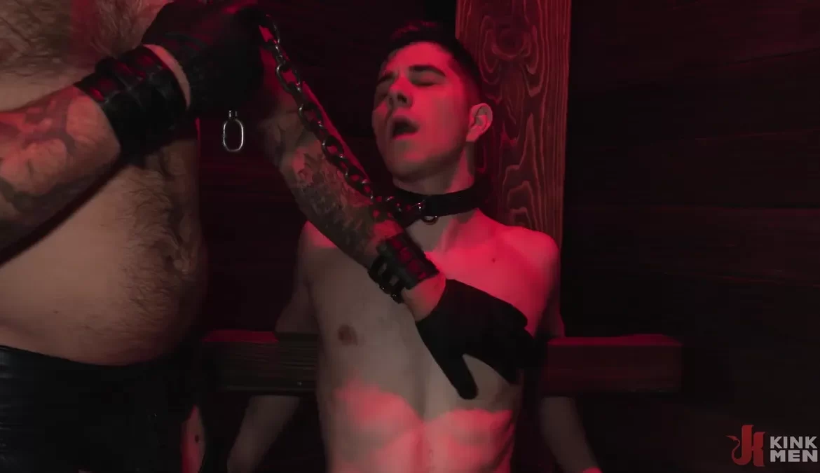 Leather Dom Christian Wilde Plays With Harrison Todd 1