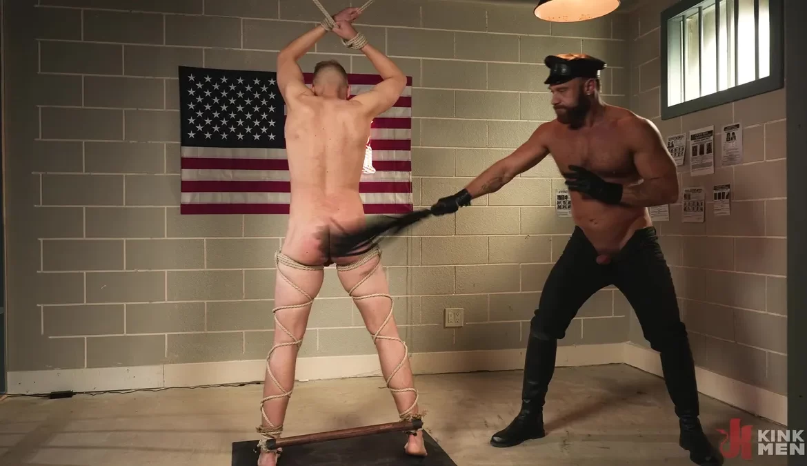 Leather & Pain: Cop Brogan Torments David Webb 10