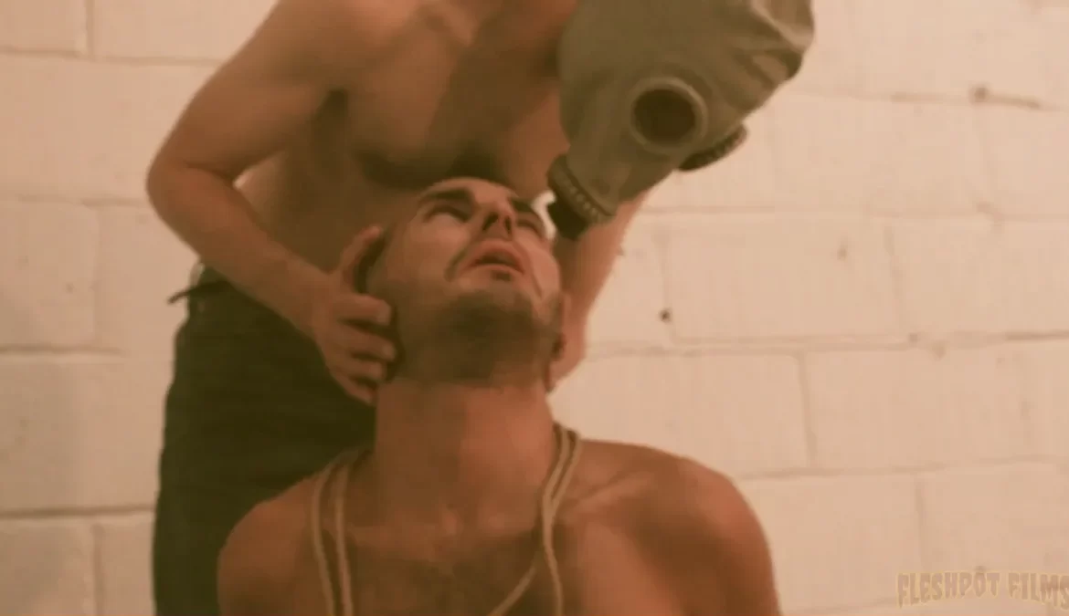 Gas-Masked Willy Wanker Fist Fucks Brett Tyler