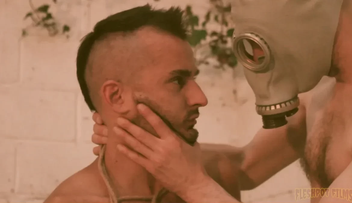 Gas-Masked Willy Wanker Fist Fucks Brett Tyler 1