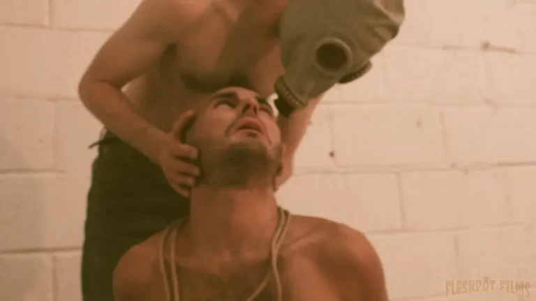 Gas-Masked Willy Wanker Fist Fucks Brett Tyler