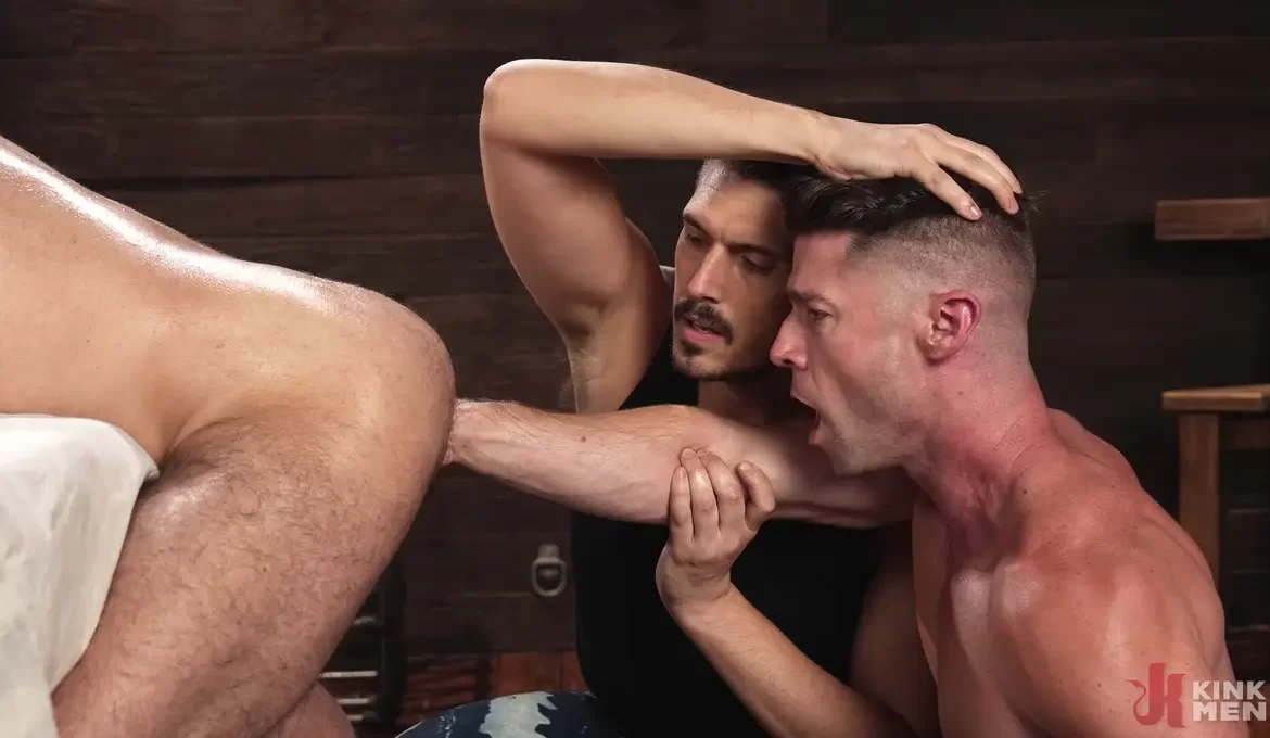 BDSM Fisting With Matty West, WoodxBound, & Marco Napoli  4