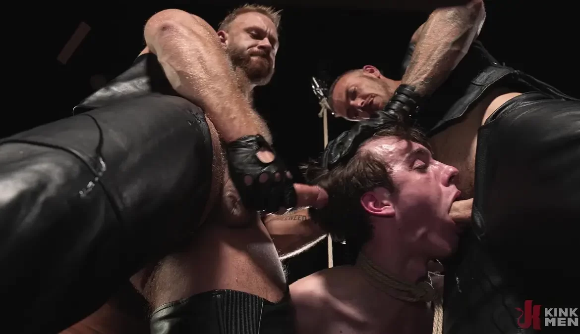 Gay Fisting & BDSM: Leather Fetish & BDSM: Christian Wilde, Brogan, & Max Mabry Leather Fetish & BDSM: Christian Wilde, Brogan, & Max Mabry 9