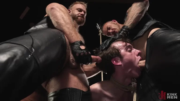 Leather Fetish & BDSM: Christian Wilde, Brogan, & Max Mabry 9