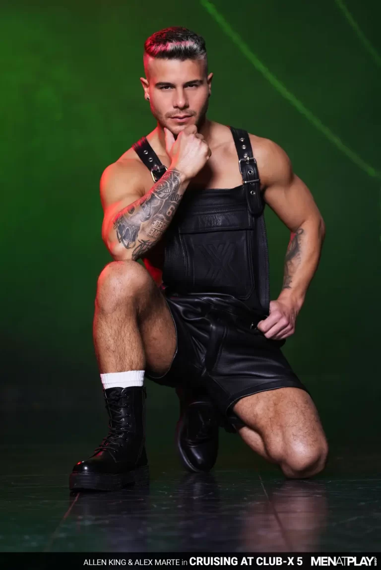 Power & Leather: Alex Marte Takes Control Over Allen King 10