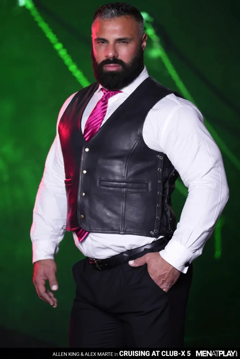 Power & Leather: Alex Marte Takes Control Over Allen King 6
