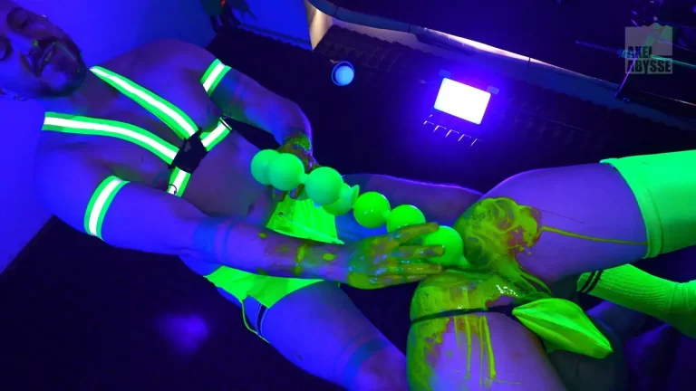 Axel Abysse Fists Shoma’s Glowing Rosebud In a Piggy Scene 8