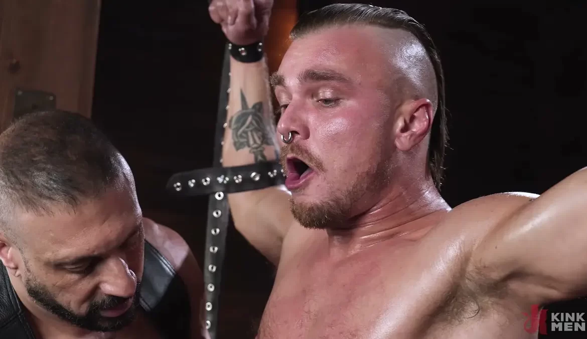 Gay Fisting & BDSM: Leather On Edge: Marco Napoli Edges Troy Locke Leather On Edge: Marco Napoli Edges Troy Locke 14