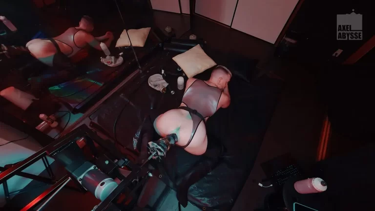 Axel Abysse Wrecks His Own Hole Solo in the Darkroom 13