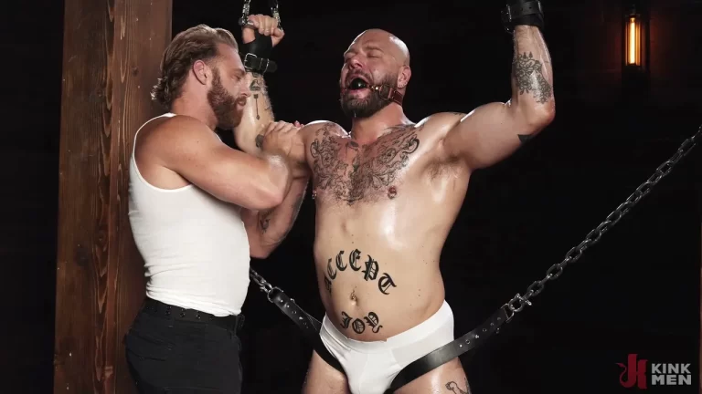 Brogan Takes Gunnar Gates to the Edge in Full BDSM Mode 1