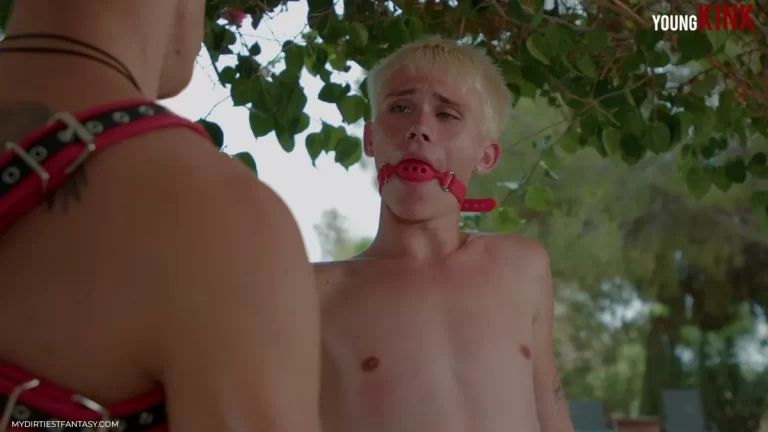 Andre Angel Flogs Gagged Nico Gerolf Raw 6