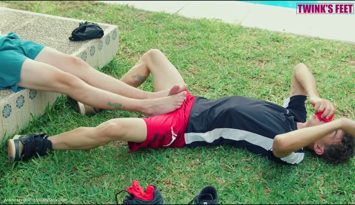 Nico Gerolf Licks Trevor Twink's Day-Old Sneaker Feet 6