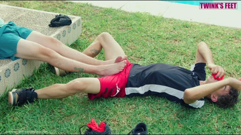 Nico Gerolf Licks Trevor Twink's Day-Old Sneaker Feet 6