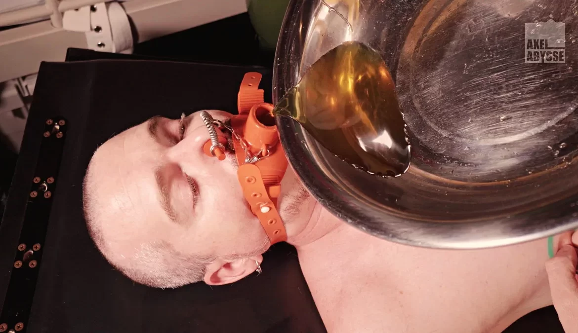 Axel Abysse as Pig Slave for LatexPsycho and Master Sim Gay Fisting & BDSM Axel Abysse as Pig Slave for LatexPsycho and Master Sim 8